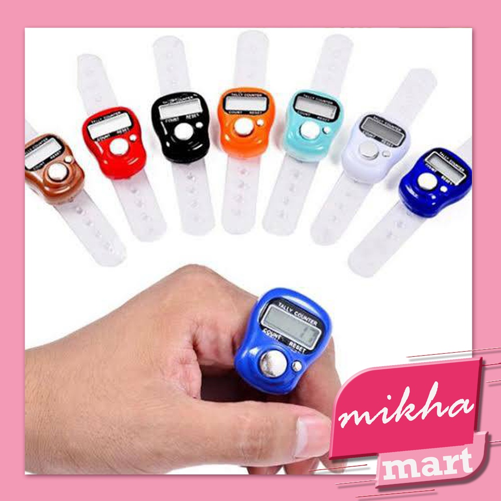 Tasbih Digital Alat Hitung Elektronik Hand Counter Mini - Mikhamart