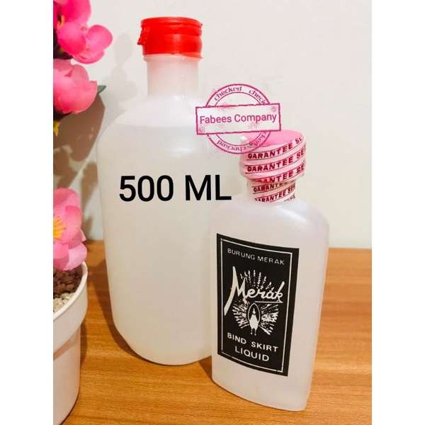 Obat Plisket / Pleating / Gorden / Kain Cap Merak 500 Ml