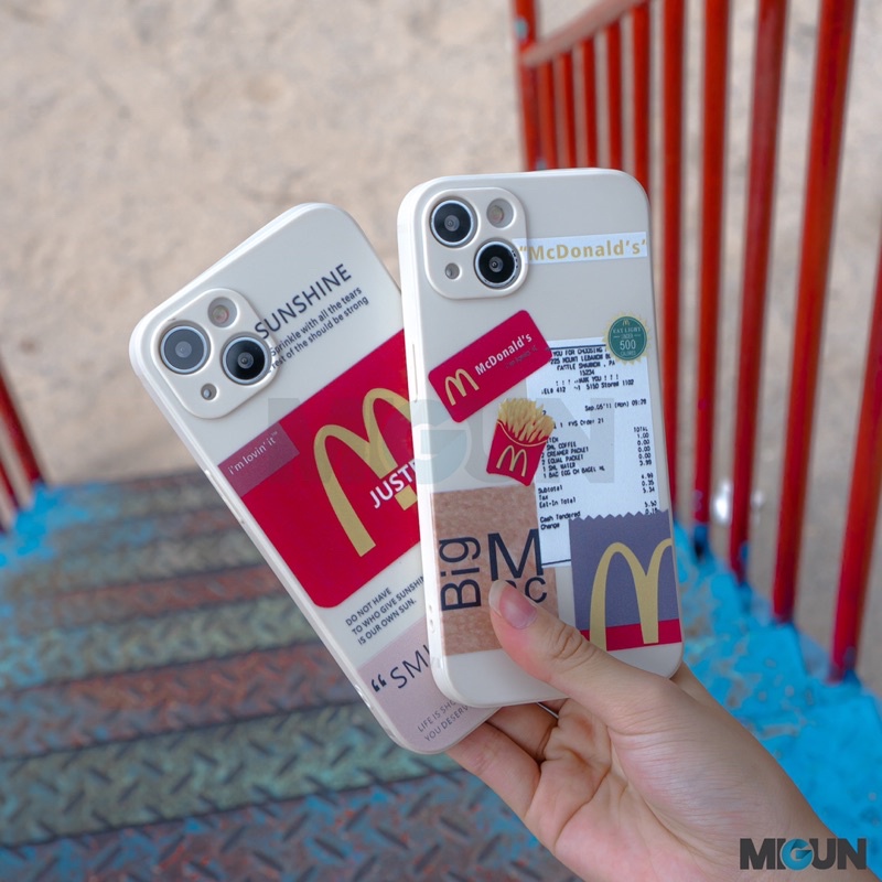 MCDONALD’S Softcase For VIVO Y20 Y12 Y15 Y17 Y12i Y20S Y20i Y12S Y31 Y51 Y91 Y93 Y95 Y91C Y30 Y50 Y11 Y12i