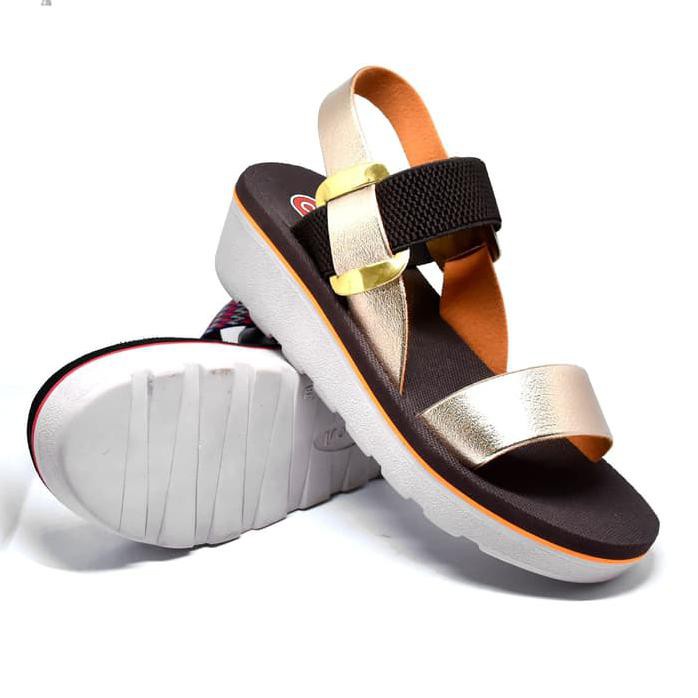 SANDAL CARVIL WEDGES CASUAL WANITA CARVIL MORISA-L ORIGINAL CARVIL