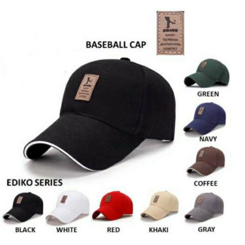 Topi Ediko Golf / Ediko Baseball cap/ Topi Sport/ Topi Golf Logo Sport Fashion/ Topi Pria Wanita