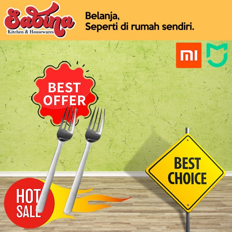 Peralatan Perlengkapan Makan Garpu Makan Stainless Steel 2Pcs 20Cm Xmi