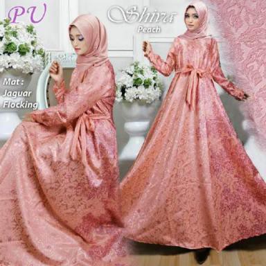 SHIVA (PU) BAJU MAXI DRESS MUSLIM BUSUI WANITA DEWASA GAMIS CEWEK KEKINIAN GROSIR MODERN PESTA