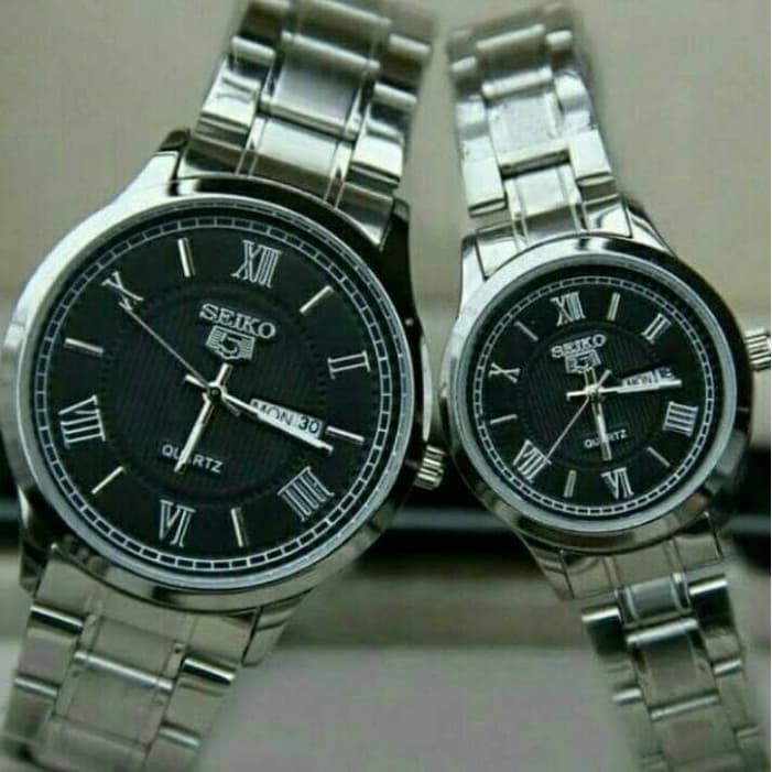 Jam tangan couple pria wanita seiko tahan air