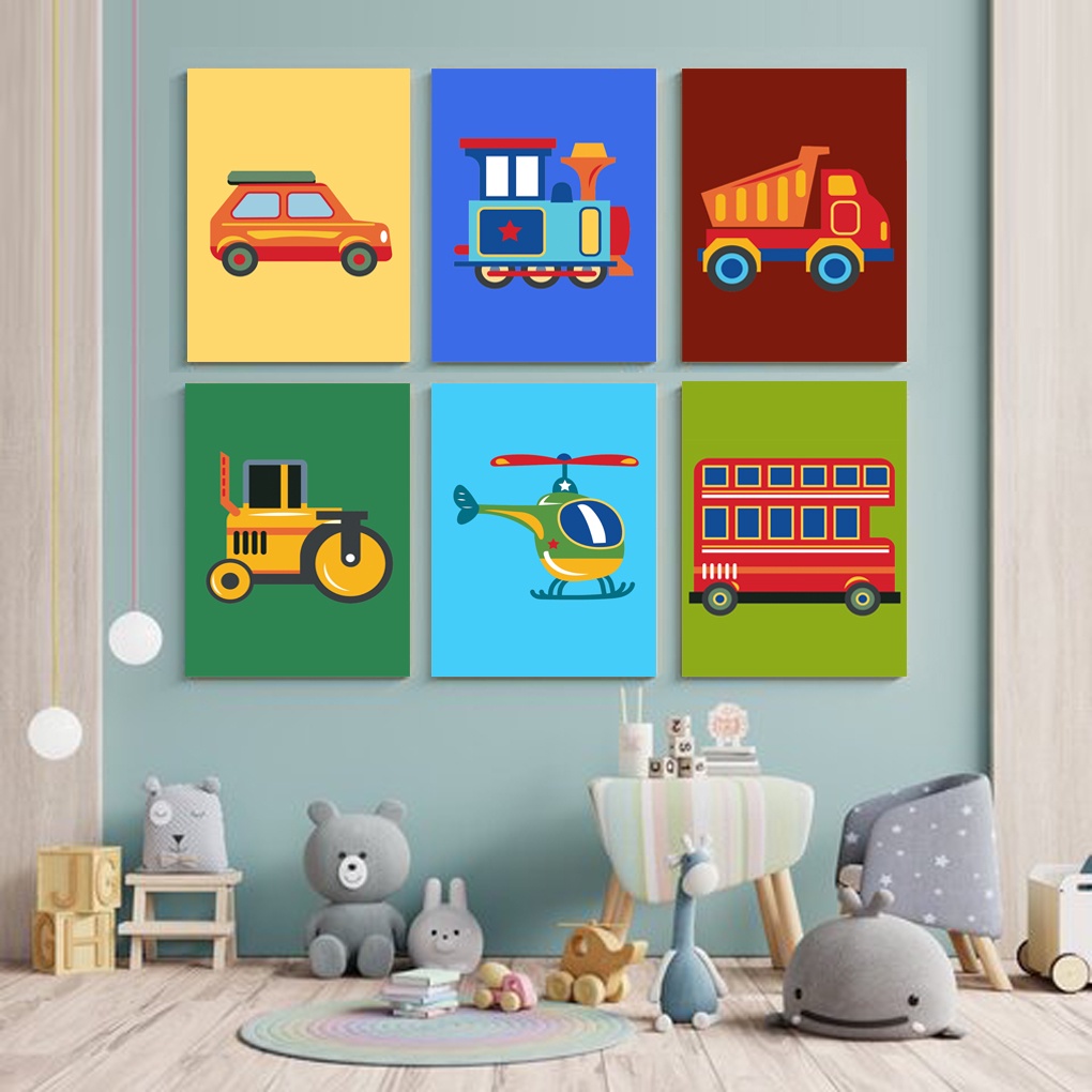 Hiasan Dinding Kamar Bayi (A4) Pajangan Anak Dekorasi Bayi Wall Decor Tema Pajangan Bayi - A&amp;M