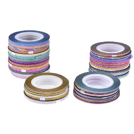 sticker tape garis untuk hiasan nail art