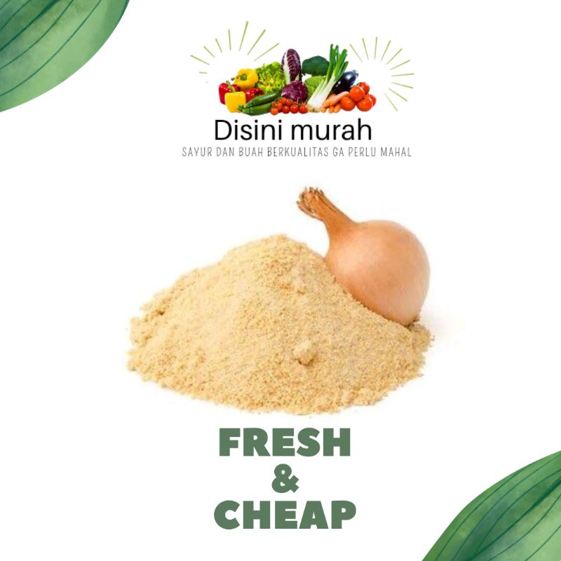 

Onion powder - bawang Bombay bubuk murni repack ±25gr