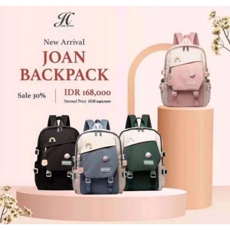 JIMS HONEY JOAN BAGPACK TAS RANSEL CEWEK COWOK