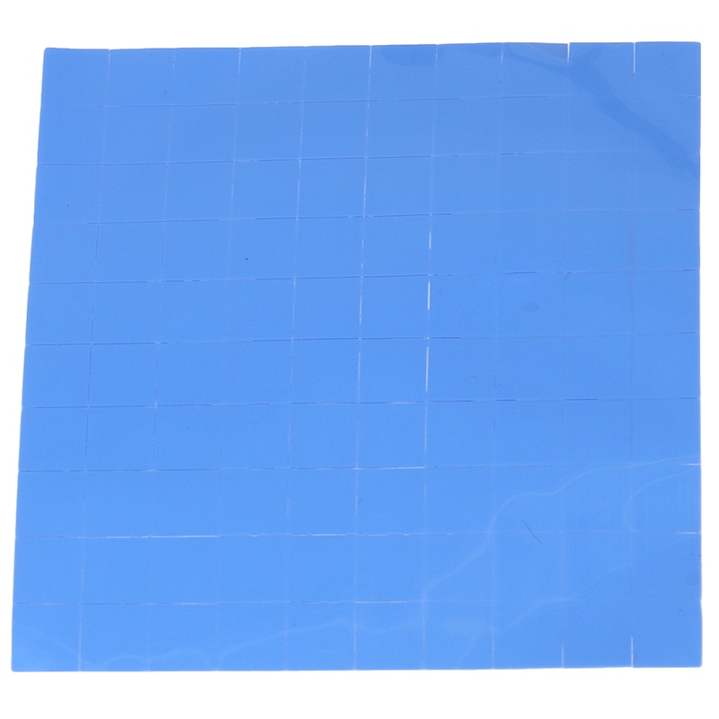 {LUCKID}100Pcs 10*10*0.5mm Thermal Pad GPU CPU Heatsink Cooling Conductive Silicone Pad