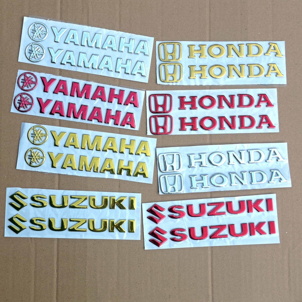 Stiker Timbul 3D Logo Emblem qualitas Bagus