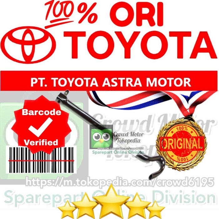 Dongkrak Mobil Terlengkap, Ban Serep Gagang Dongkrak Agya Ayla Ori Toyota 100%