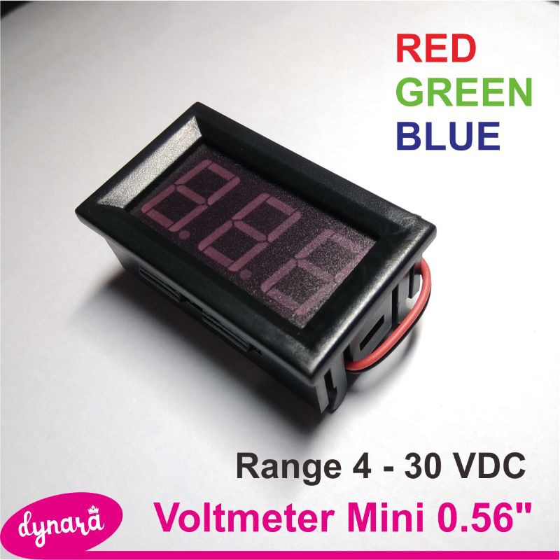 Voltmeter digital 0.56in frame