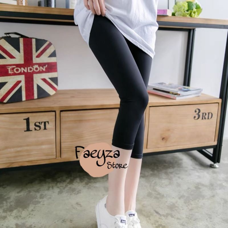 Faeyza Legging Pendek Spandex 3/4 UK. L, XL, XXXL