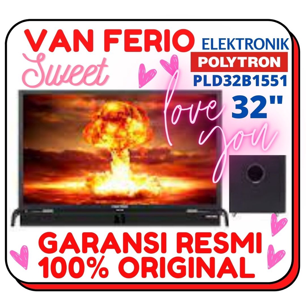 LED TV Polytron PLD-32B1551 / PLD-32B1551 / PLD32B1551 SOUNDBAR