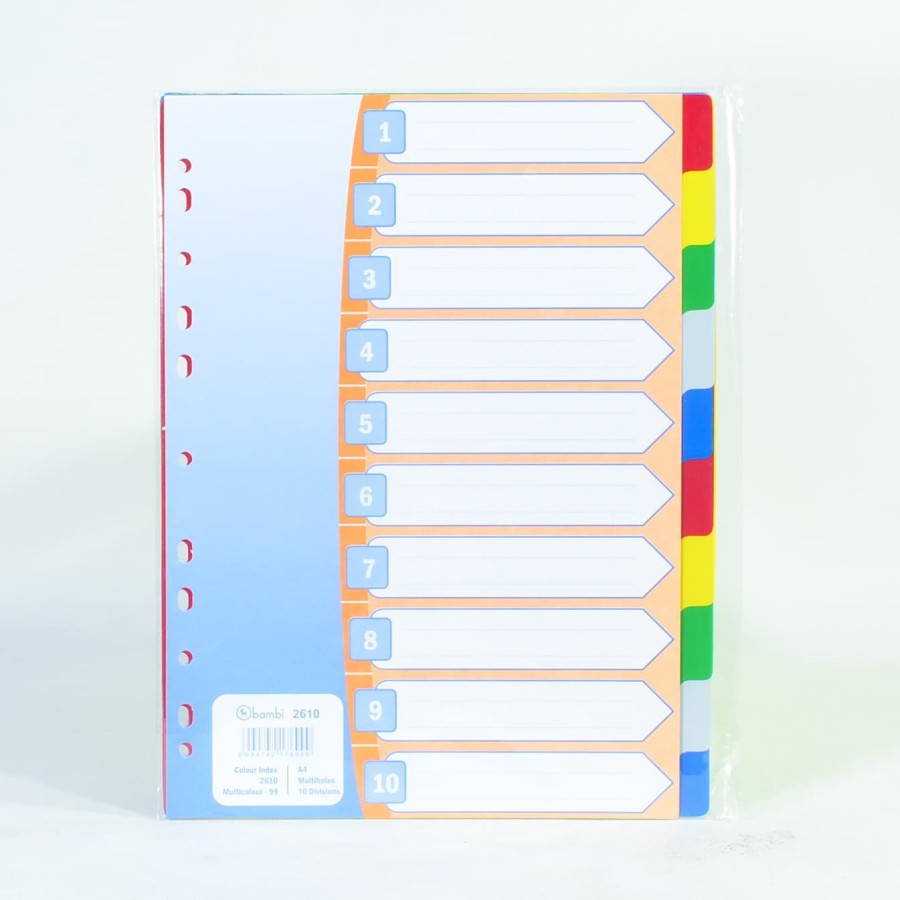 

Bambi 2610 Divider A4 10 Colour