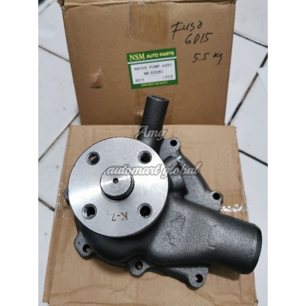 water pump pompa air fuso 6d15 kapal genset merk titan