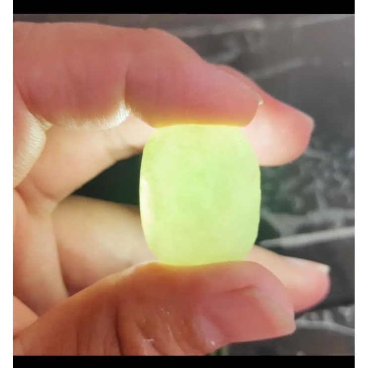 Bahan Giok Burma Pola Kasar tinggal poles