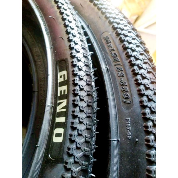 Ban Luar  GENIO 26 X 1.95 MTB Bahan Nylon Ban Sepeda 26X195 Gunung