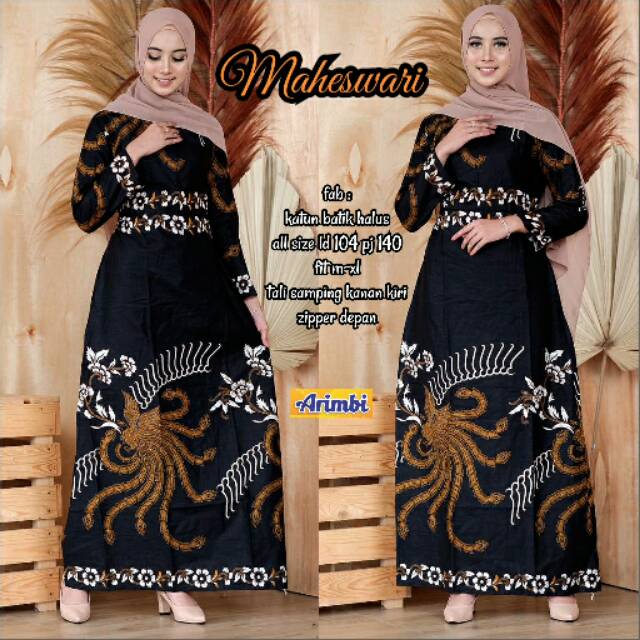 Gamis Batik Katun Maheswari