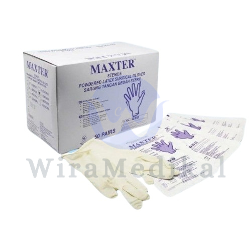 Sarung Tangan Steril Maxter / Handscoon Steril Maxter