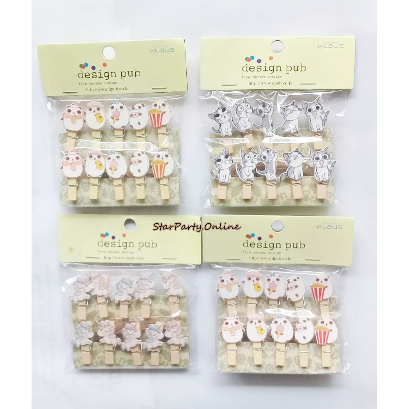 Wooden Clip Per 10pcs /Penjepit Foto /Jepitan Kayu