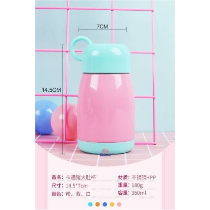 BOTOL MINUM MINI BOTOL ANAK RABBIT VACUUM CUP 360ML