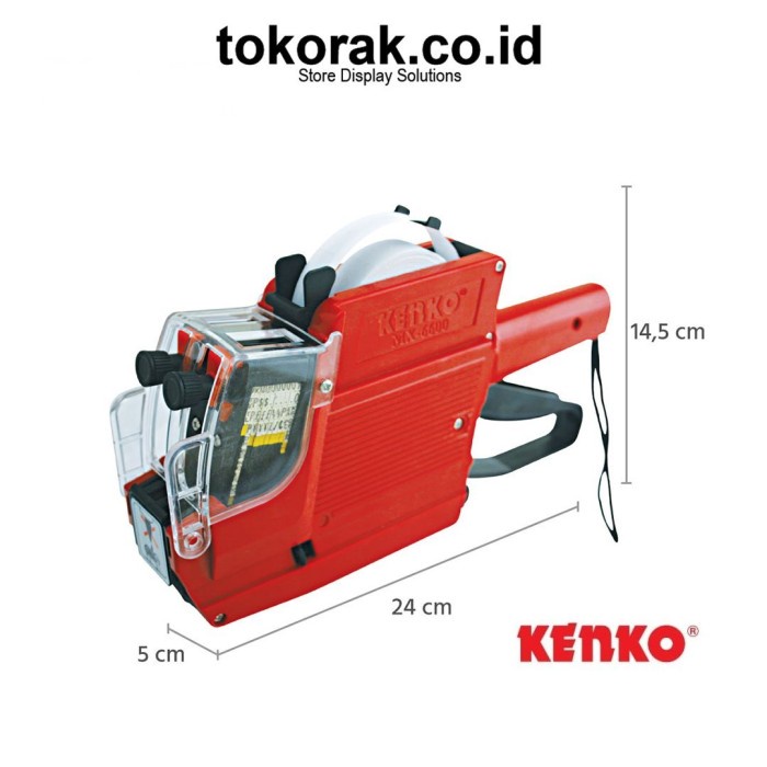 

TERLARIS !!! PRICE LABELLER MX-6600A KENKO MESIN ALAT LABEL HARGA 2 BARIS