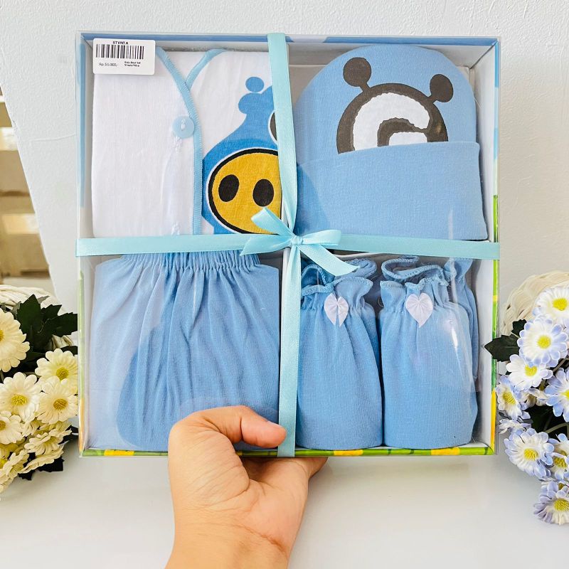 Baju Bayi Set Gift Kado Bayi Lahiran Hampes New Born Murah