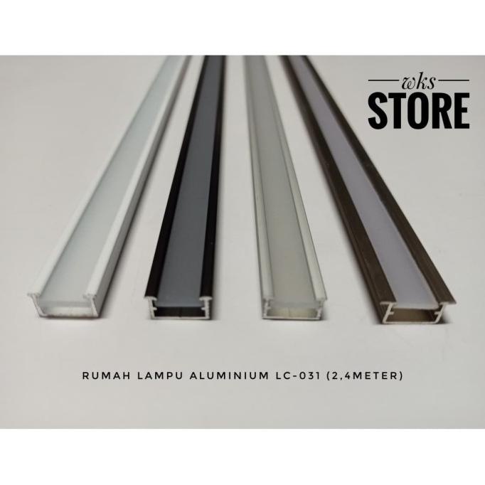 List Rel Rumah Lampu LED Strip Alumunium Acrylic