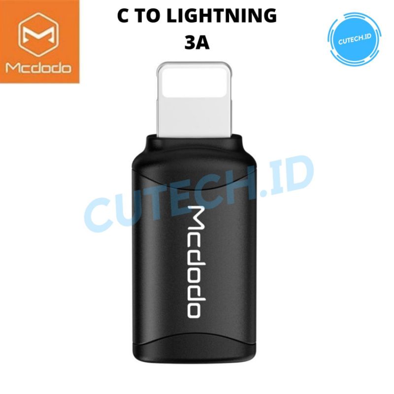 MCDODO CONVERTER CHARGER OTG IPHONE TYPE C TO LIGHTNING FAST CHARGE 3A OT-7680