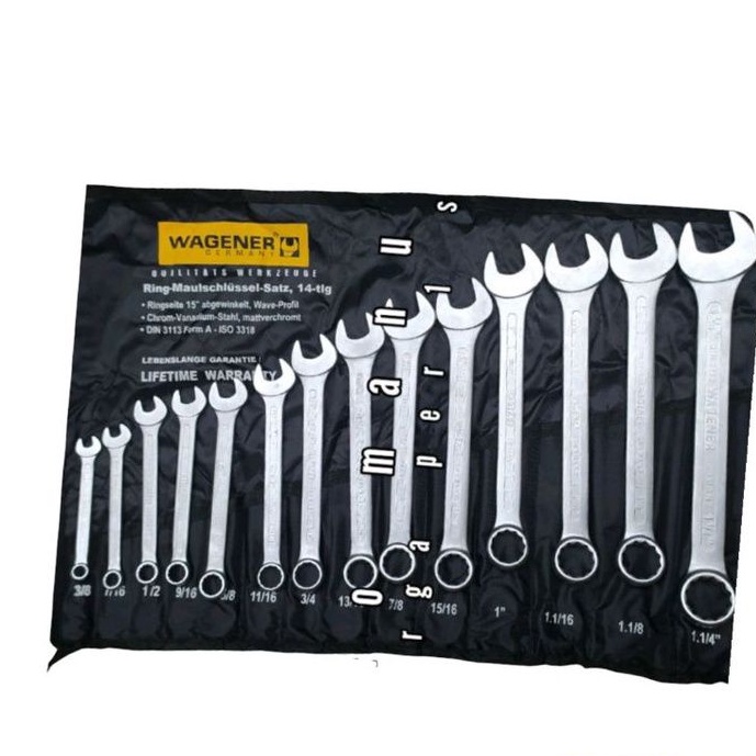 Kunci Ring pas 14 Pcs WAGENER Type INCH