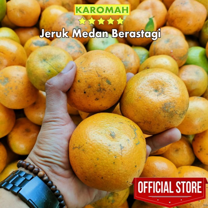 

buah jeruk medan berastagi super 1 kg buah lokal medan asli