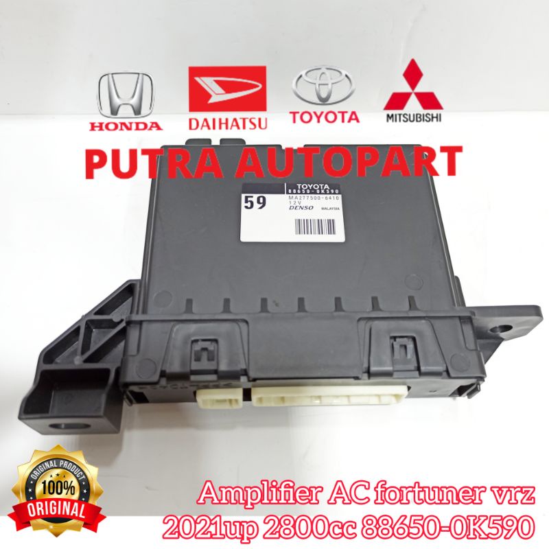 amplifier ac fortuner vrz 2021up 2800cc original toyota