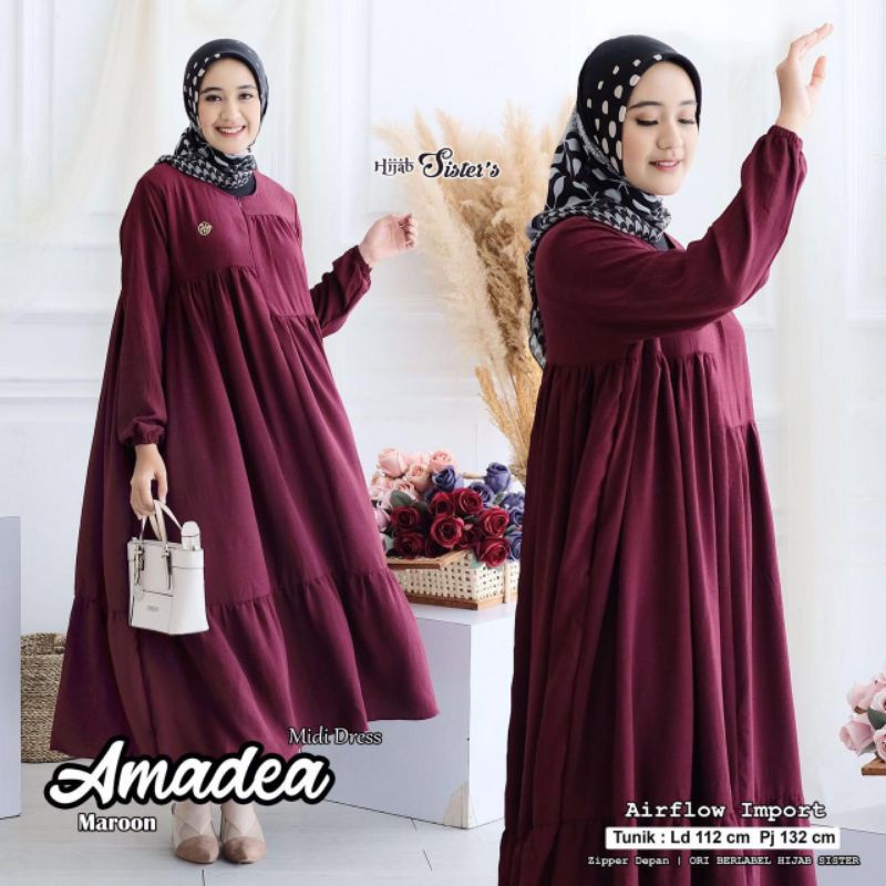 Amadea Midi Dress By Hijab Sister