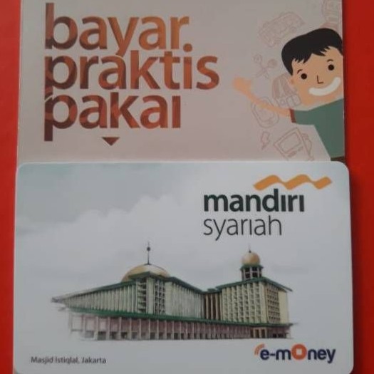 Mandiri Syariah eMoney ORI /Like eTOLL Tapcash Flazz or Brizzi