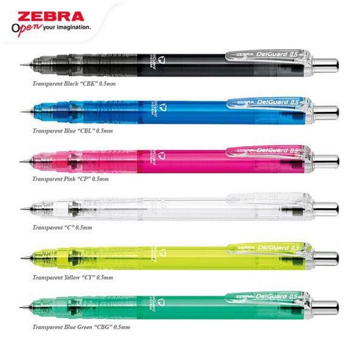 

MURAH ZEBRA PENSIL MEKANIK DELGUARD LIGHT - Merah Muda