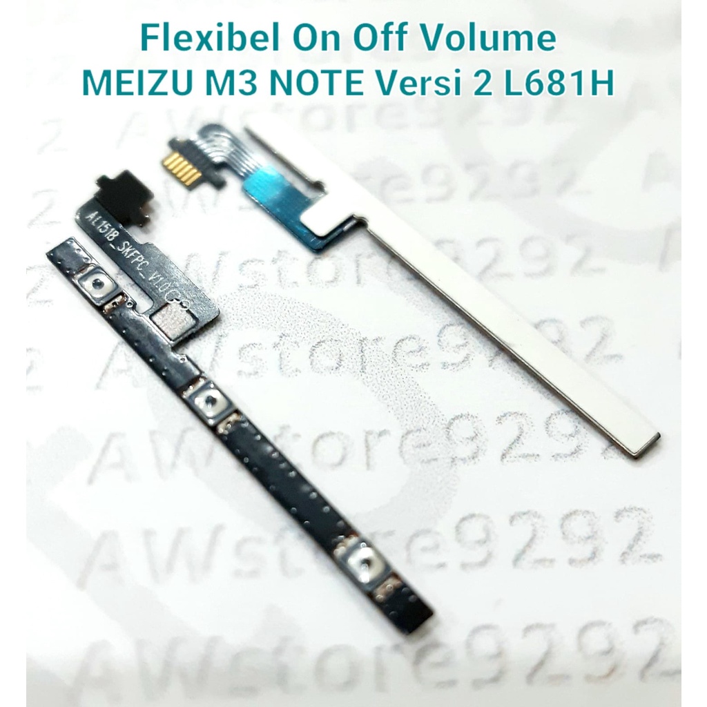 Flex Fleksibel Flexibel Flexible Power On Off Volume MEIZU M3 NOTE Versi 2 L681H