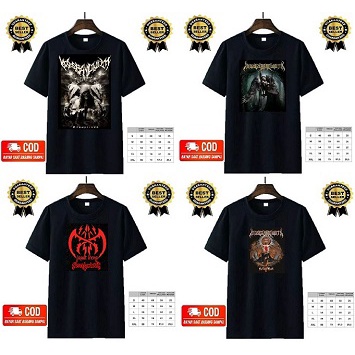 kaos band metal Moses bandwidth/kaos pria lengan panjang