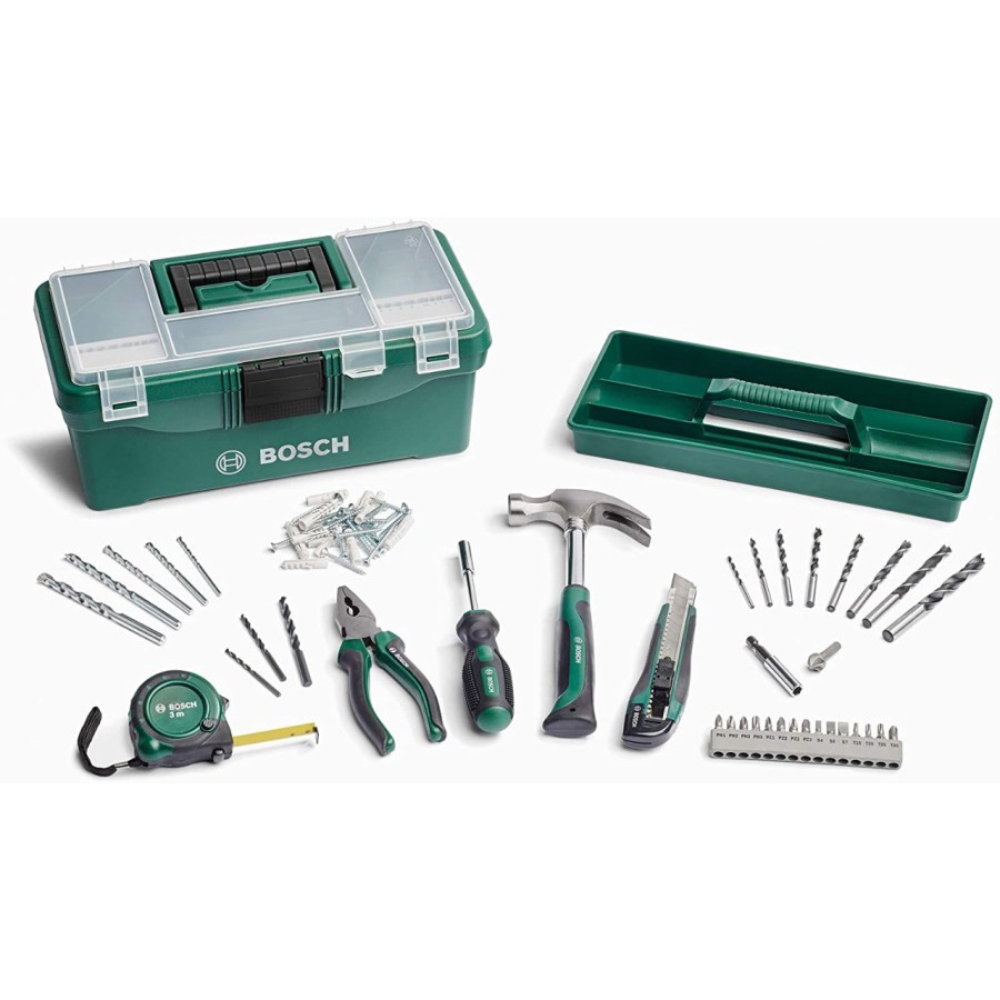 BOSCH 73 DIY STARTER TOOL BOX / Perkakas Multi Fungsi Set 73 Pcs