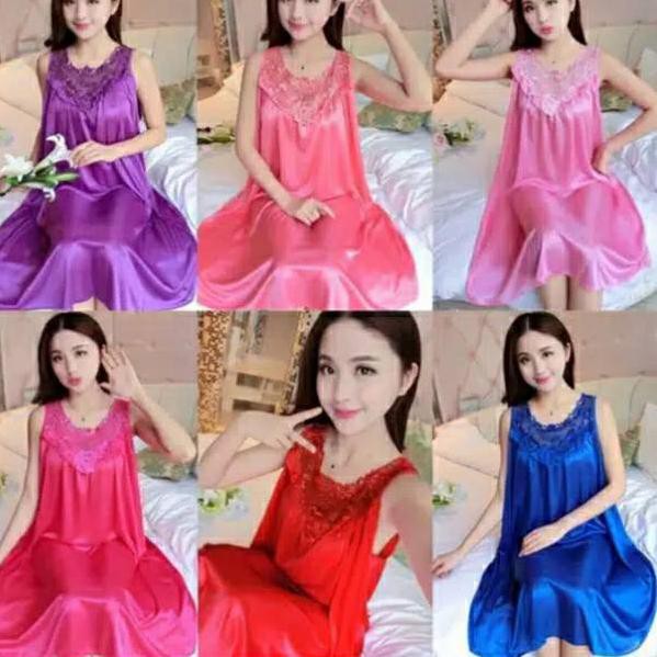 〚MURAH〛 DASTER JUMBO SATIN BRUKAT ATAS IMPORT WANITA ,.