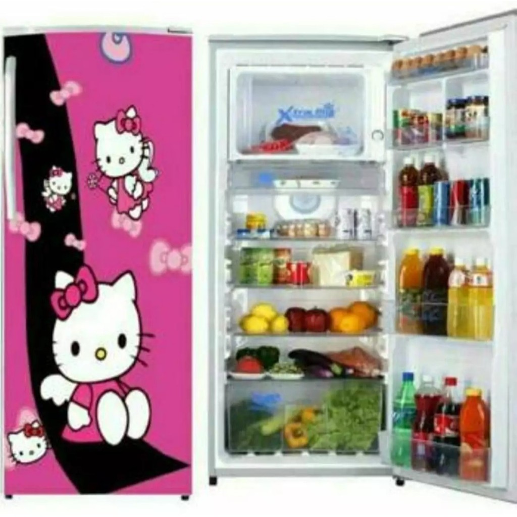 [ BISA COD ]  PROMO !! Stiker Kulkas 1 Pintu Karakter Kartun