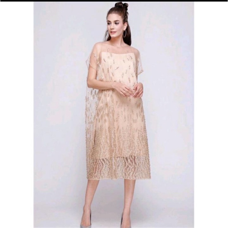 DRESS SCARLET - DRESS WISUDA/KONDANGAN