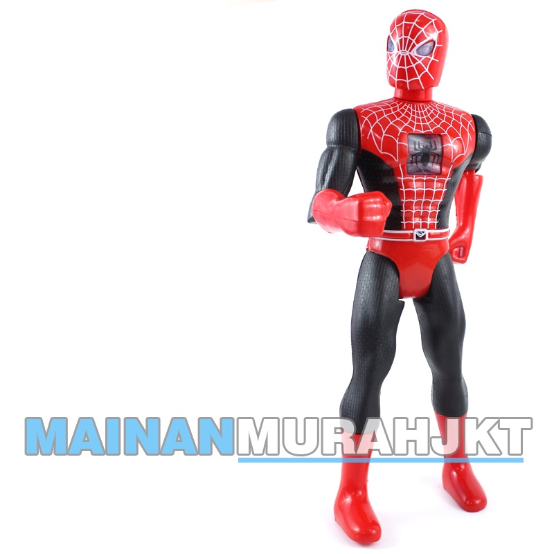 MAINANKEI ANAK MURAH SUPERHEROES SH1 SPIDERMAN BESAR DAPAT MENYALA ROBOT SUPERHEROES MAINAN ANAK LAKI LAKI