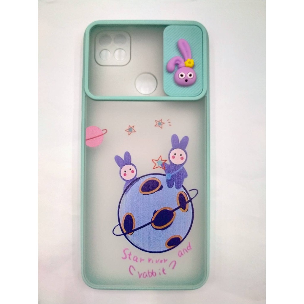 Case Terbaru Murah  REDMI 9A 9C  Protector Slide Boneka  Protect Cover Lens Protection