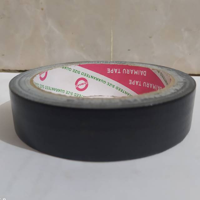 

Lakban Hitam Daimaru 24 mm / Cloth Tape Daimaru (1 inchi) 24 mm x 12 m