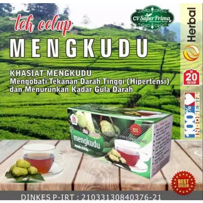 

Teh Celup Mengkudu Prima | Teh Herbal Mengkudu Super Prima isi 20 Kantong Celup