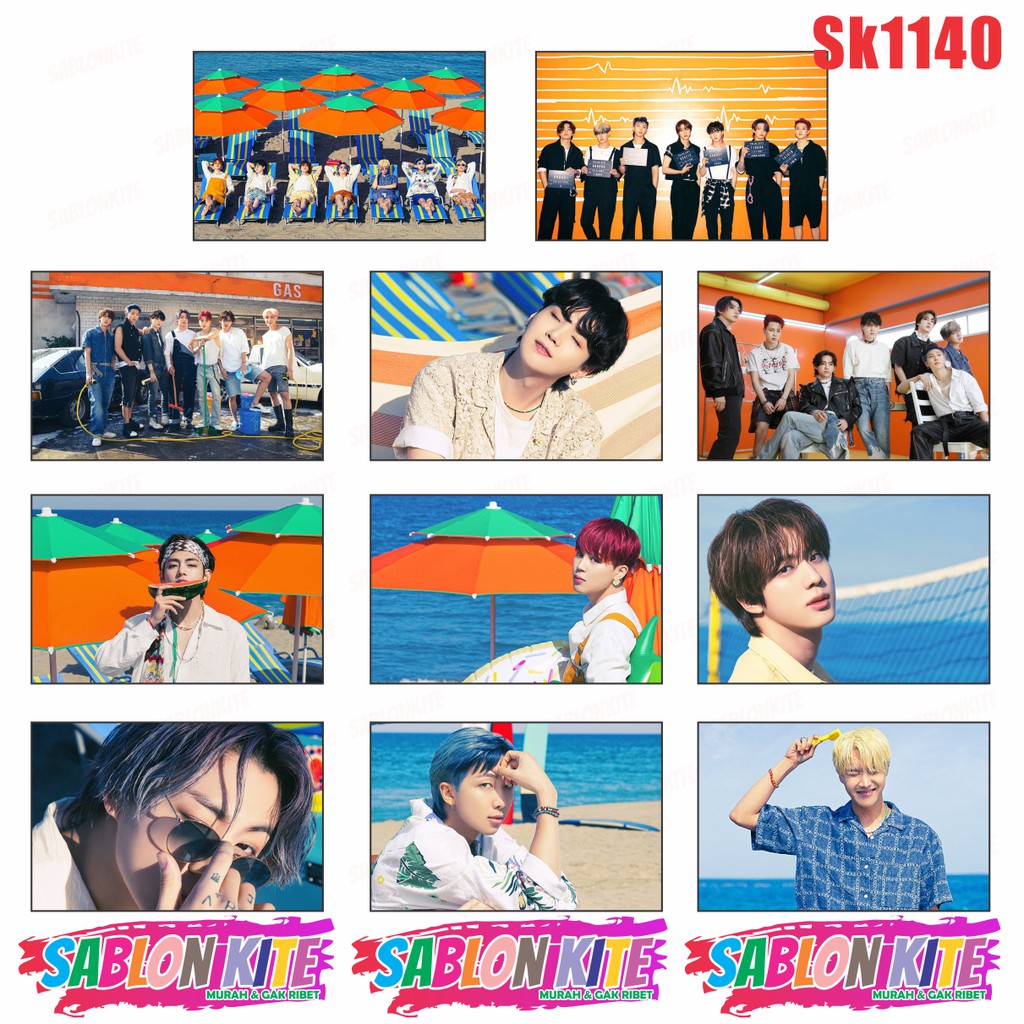 MURAH!!! FOTOCARD PHOTOCARD KPOP PERMISSION TO DANCE SK1140 1SET 11PCS