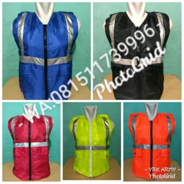 Rompi skotlet#rompi merah#rompi biru#rompi hitam#rompi hijau#rompi parkir