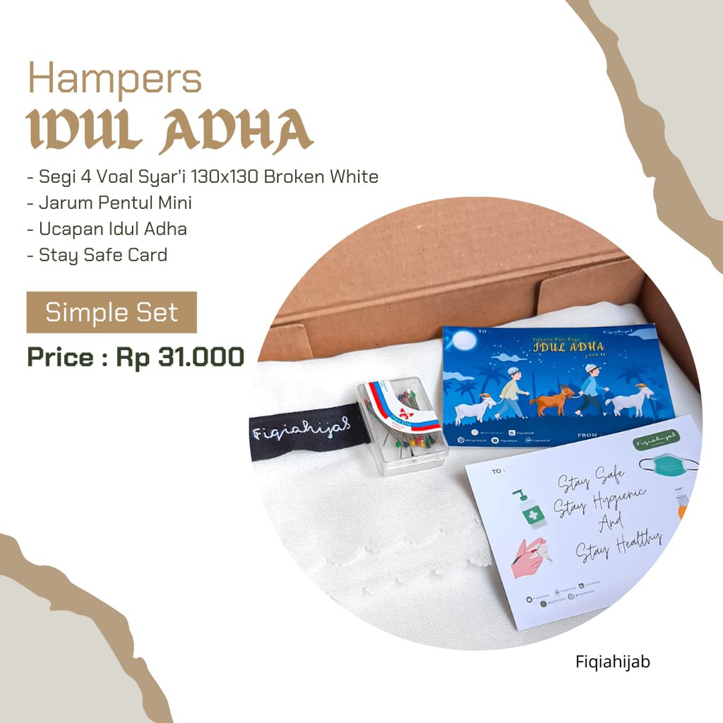 

Hampers Hijab Premium Spesial Lebaran | Kado Lebaran | Parcel Hari Raya