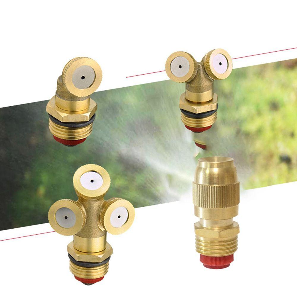 [Elegan] Spray Nozzle Sprinkle Air Atomisasi Penyiraman Perlengkapan Taman Spray Fitting Atomisasi Misting Nozzle